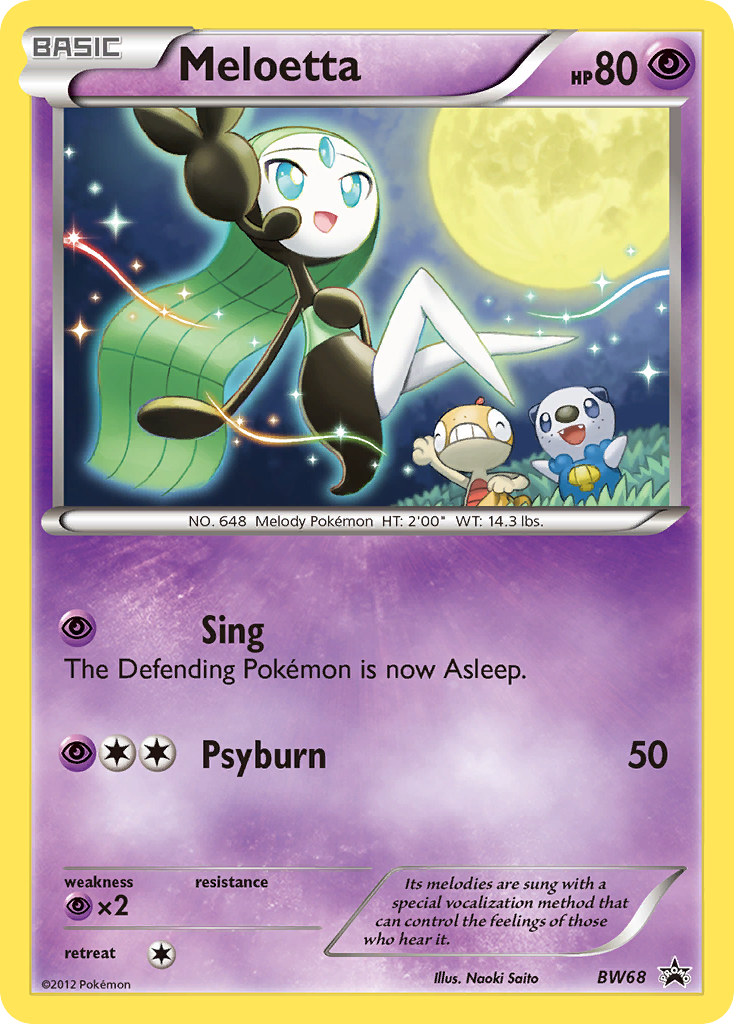 Meloetta - BW Black Star Promos