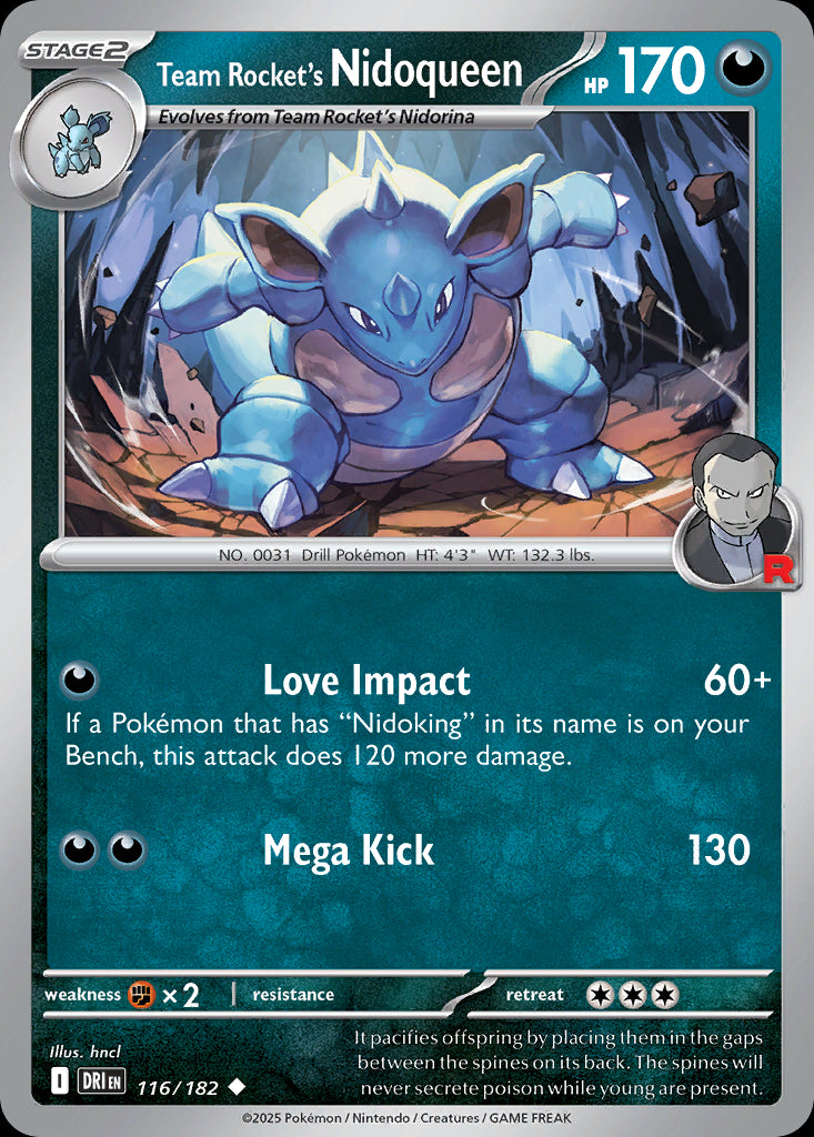 Team Rocket's Nidoqueen - Destined Rivals