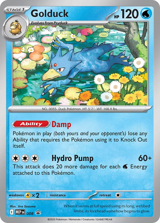 Golduck - Mega Evolution Promos