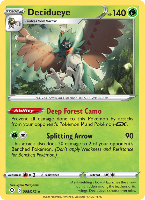 Decidueye - Shining Fates