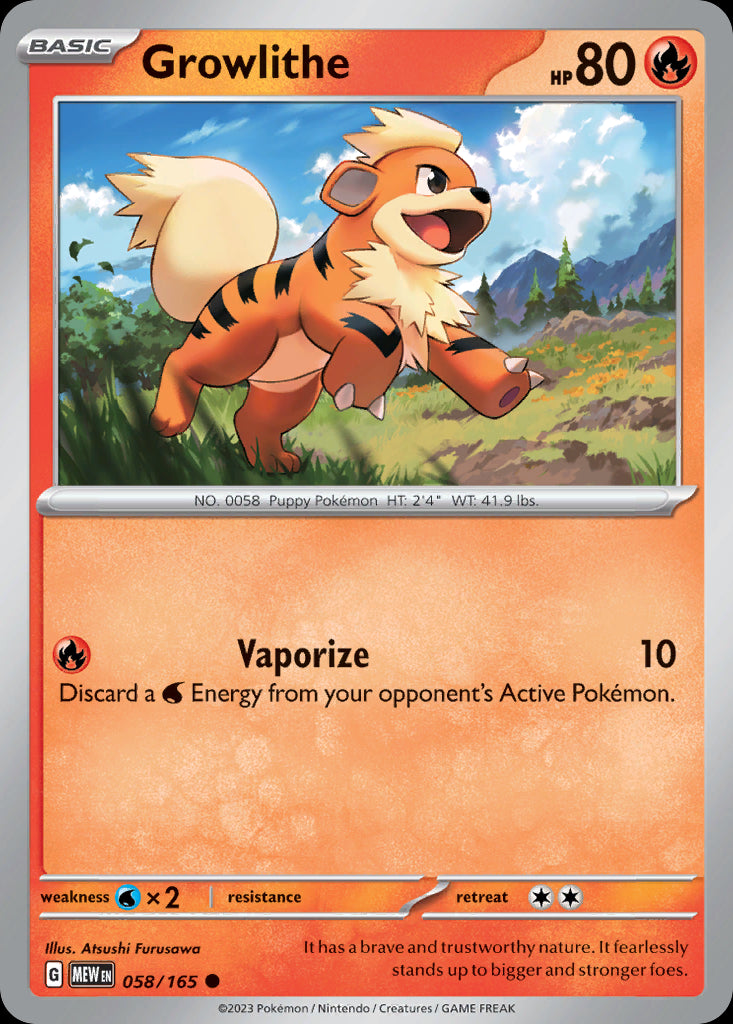Growlithe - Scarlet & Violet 151