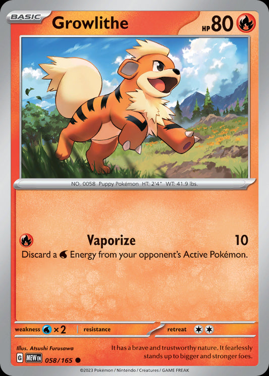 Growlithe - Scarlet & Violet 151