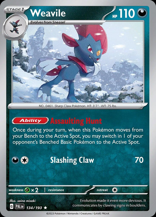 Weavile - Paldea Evolved