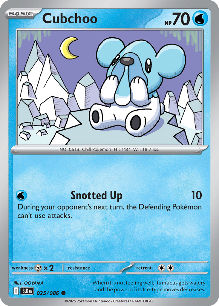 Cubchoo - Black Bolt