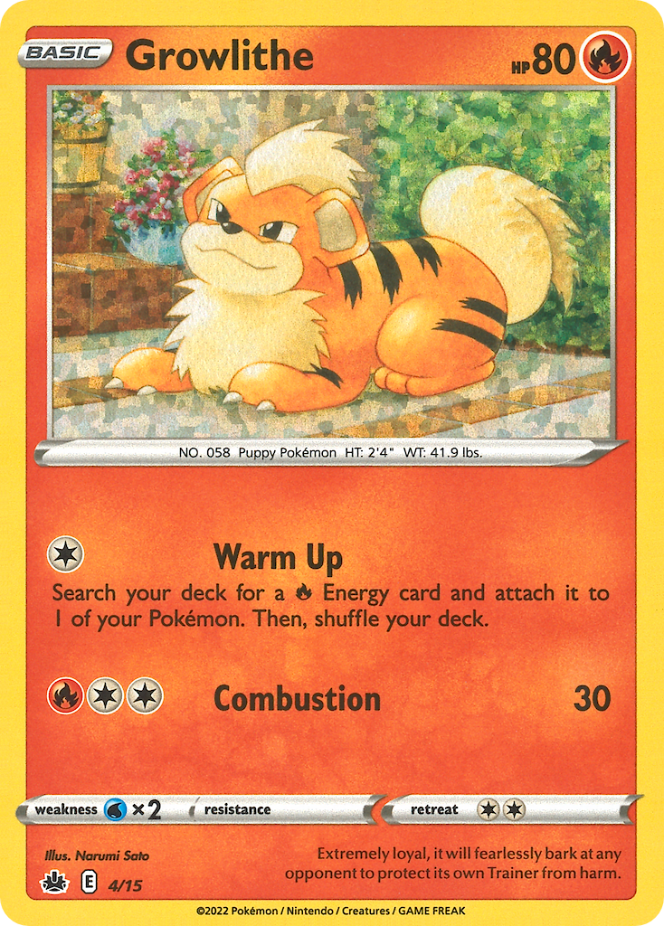 Growlithe - McDonald's Collection 2022