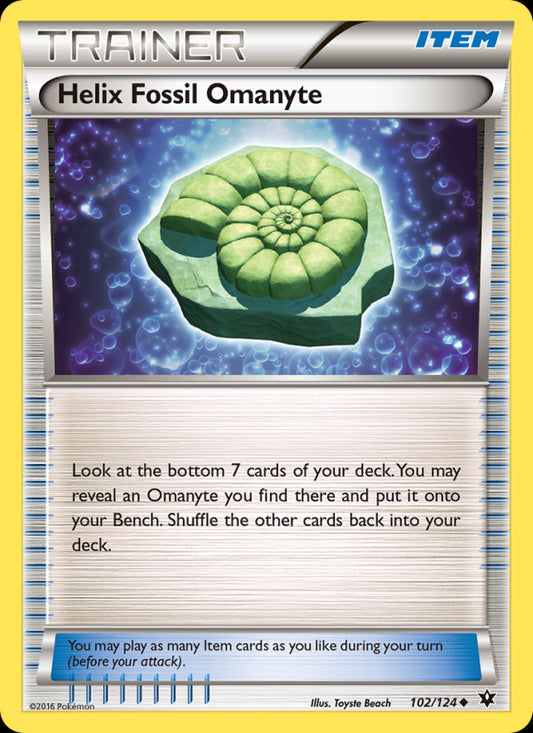 Helix Fossil Omanyte - Fates Collide