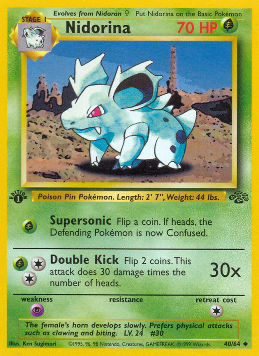 040/64 - Nidorina - Jungle (1st Edition)