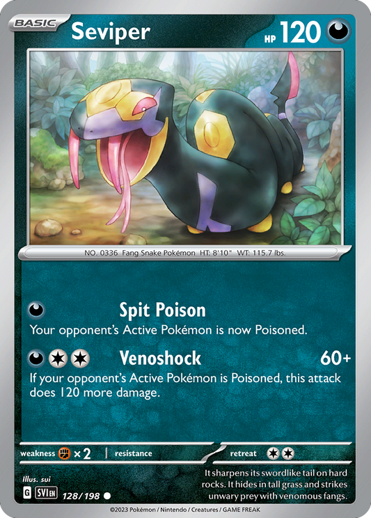 Seviper - Scarlet & Violet