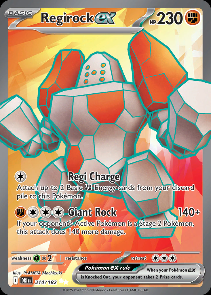 Regirock ex - Destined Rivals