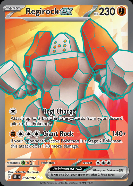 Regirock ex - Destined Rivals