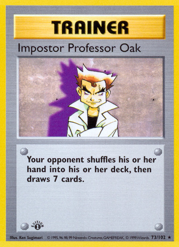 Impostor Professor Oak - Base Set
