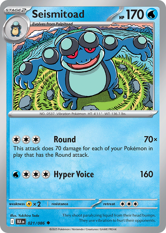 Seismitoad - Black Bolt