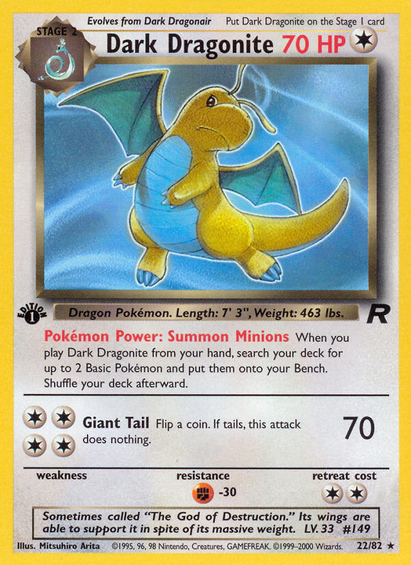 Dark Dragonite - Team Rocket