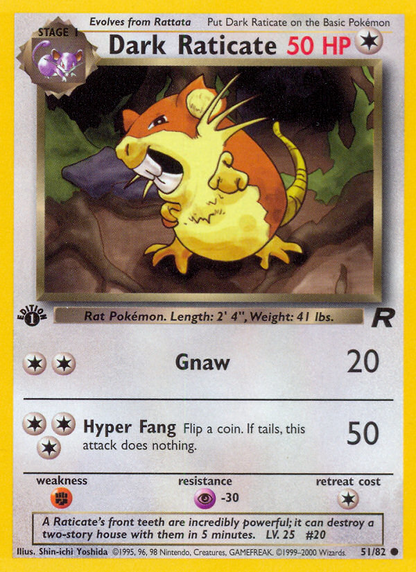 Dark Raticate - Team Rocket