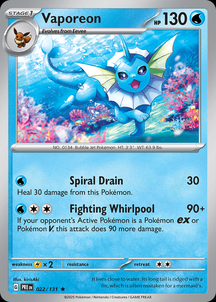 Vaporeon - Prismatic Evolutions