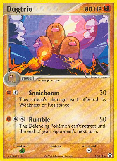 Dugtrio - EX FireRed & LeafGreen