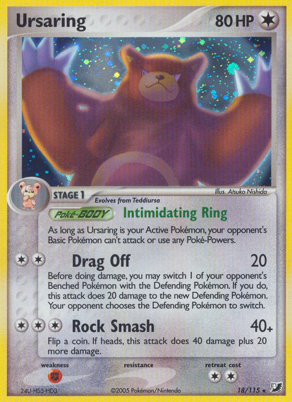 Ursaring - EX Unseen Forces
