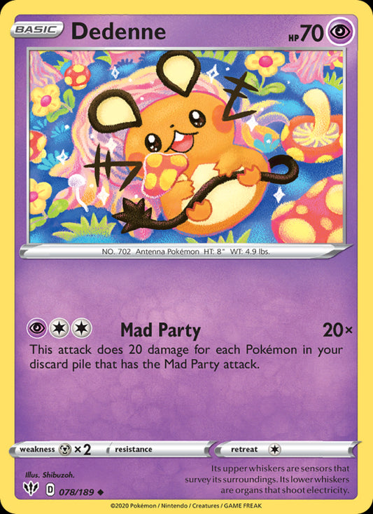 Dedenne - Darkness Ablaze