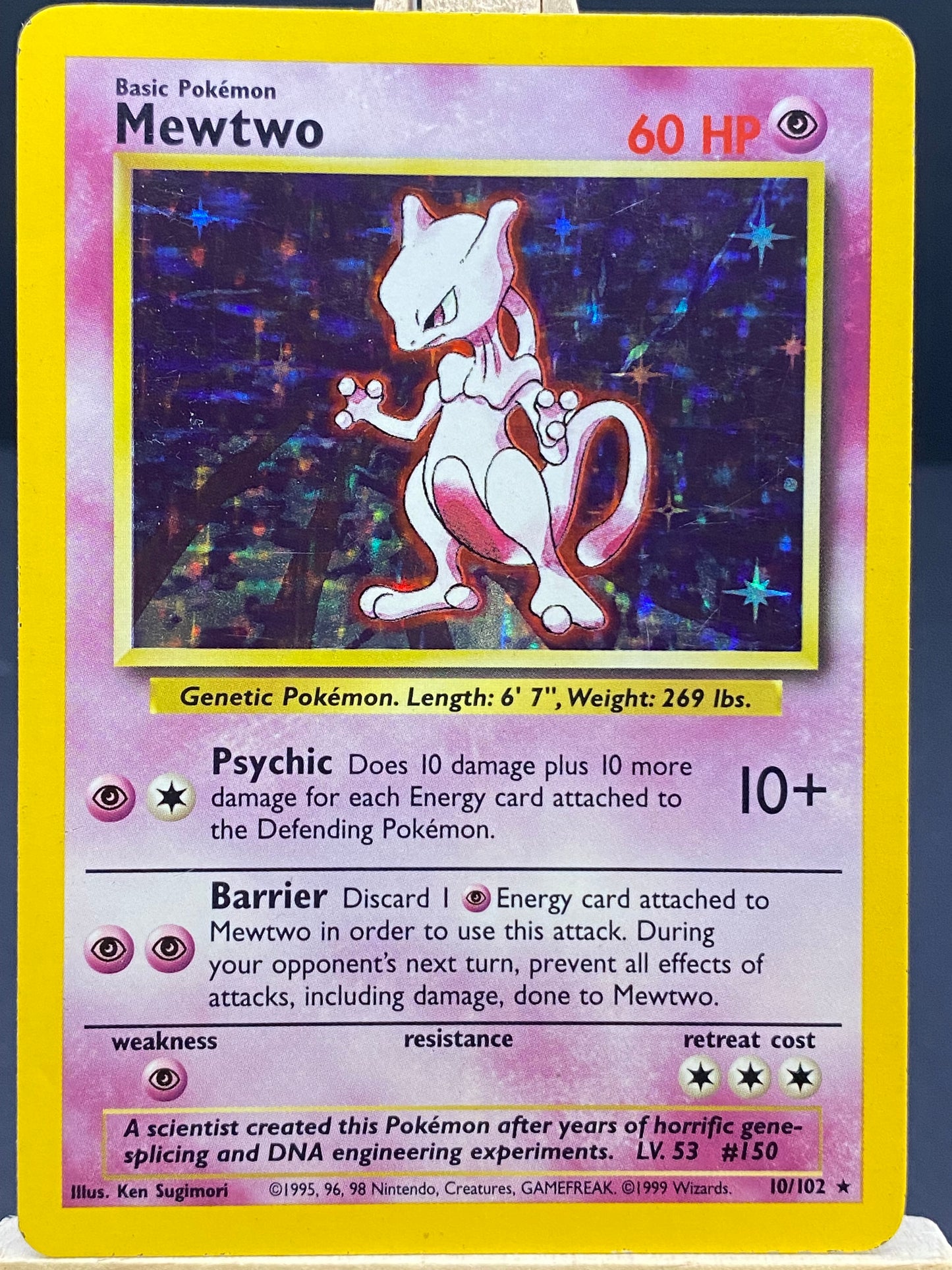 010/102 - Mewtwo - Base Set (Normal Holo)