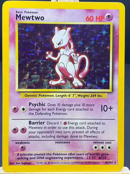 010/102 - Mewtwo - Base Set (Normal Holo)