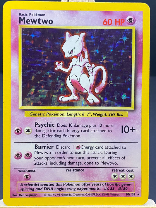 010/102 - Mewtwo - Base Set (Normal Holo)