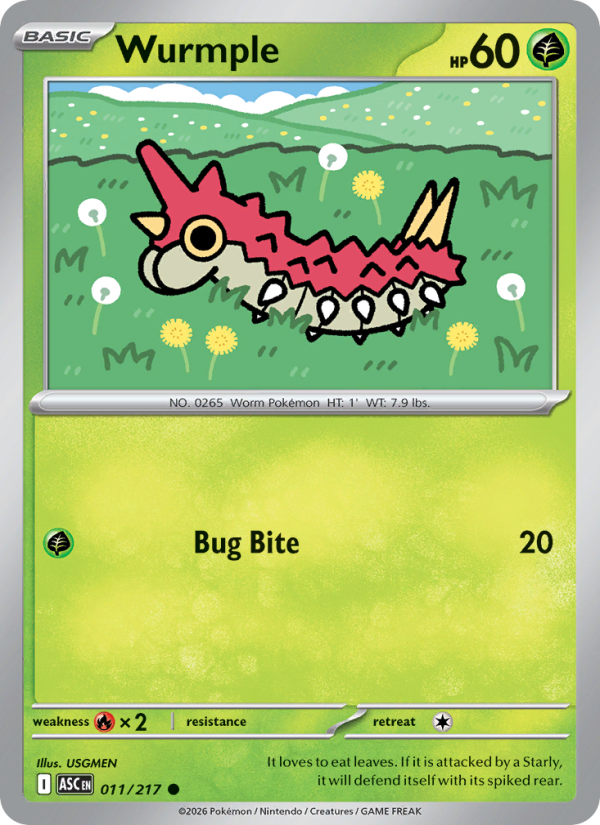 Wurmple - Ascended Heroes