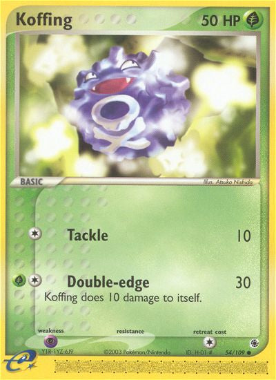 Koffing - EX Ruby & Sapphire