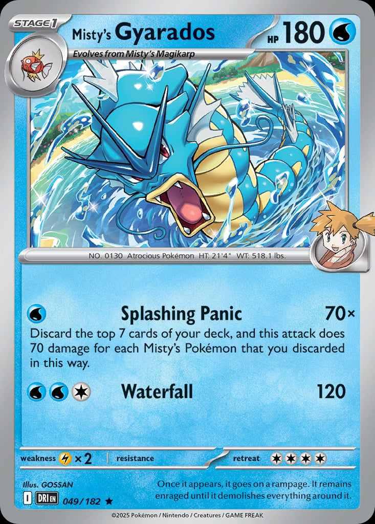 Misty's Gyarados - Destined Rivals