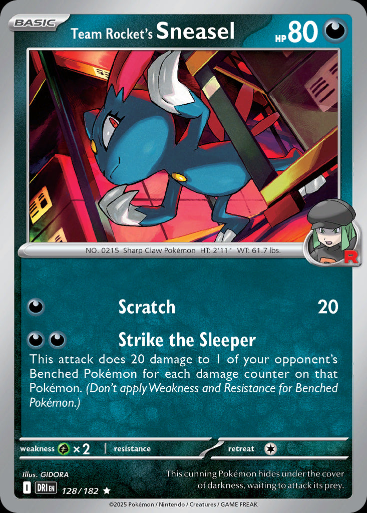 Team Rocket's Sneasel - Destined Rivals