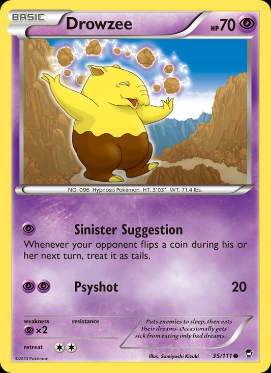 Drowzee - Furious Fists