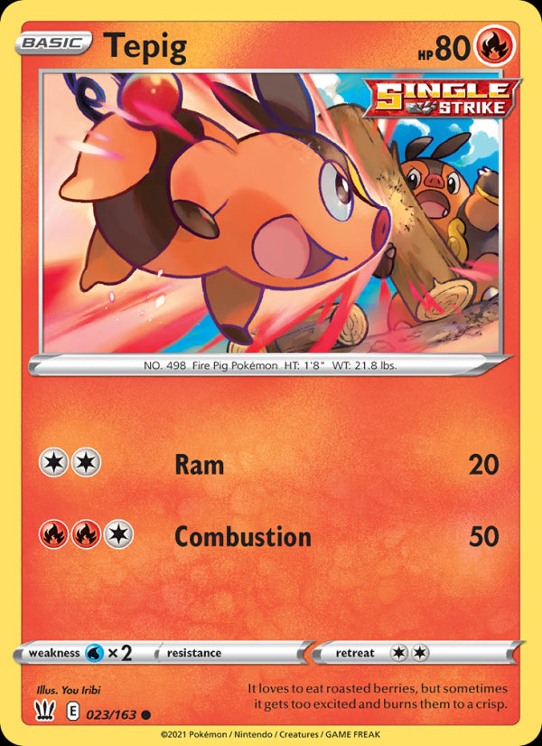 Tepig - Battle Styles