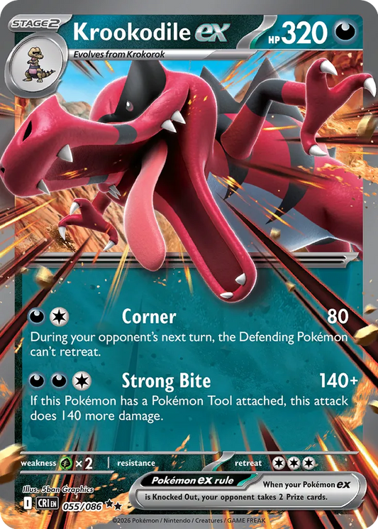 Krookodile ex - Chaos Rising