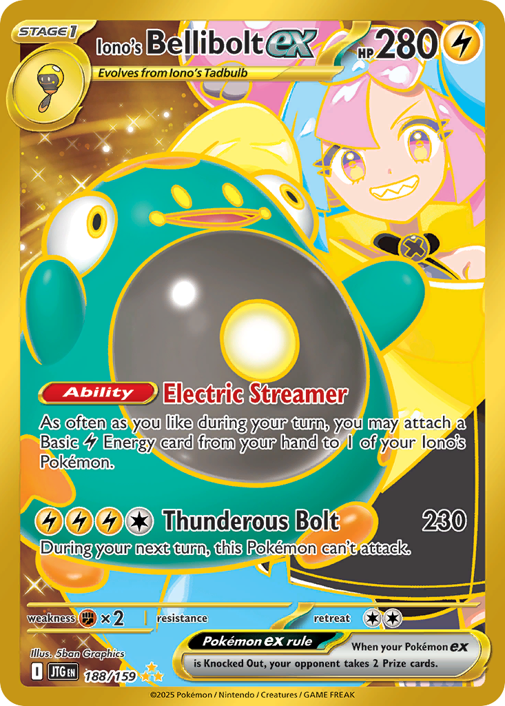 Iono's Bellibolt ex - Journey Together