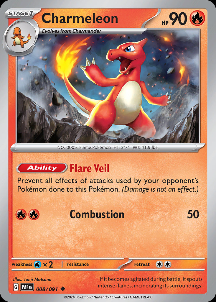 Charmeleon - Paldean Fates