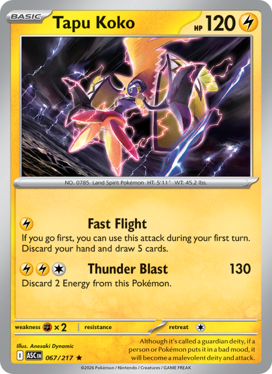 Tapu Koko - Ascended Heroes