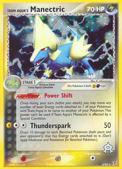 Team Aqua's Manectric - EX Team Magma vs Team Aqua