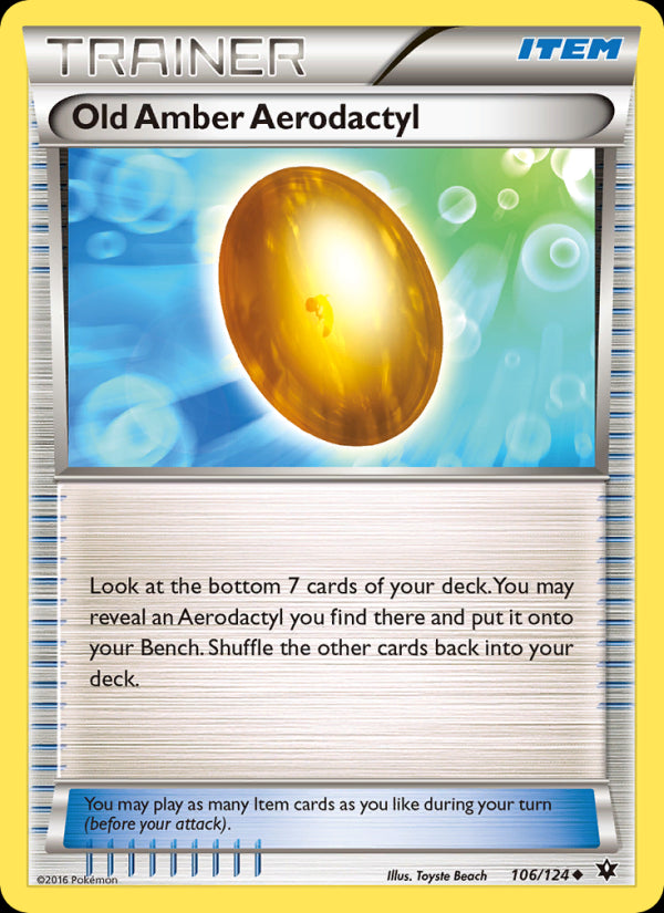 Old Amber Aerodactyl - Fates Collide