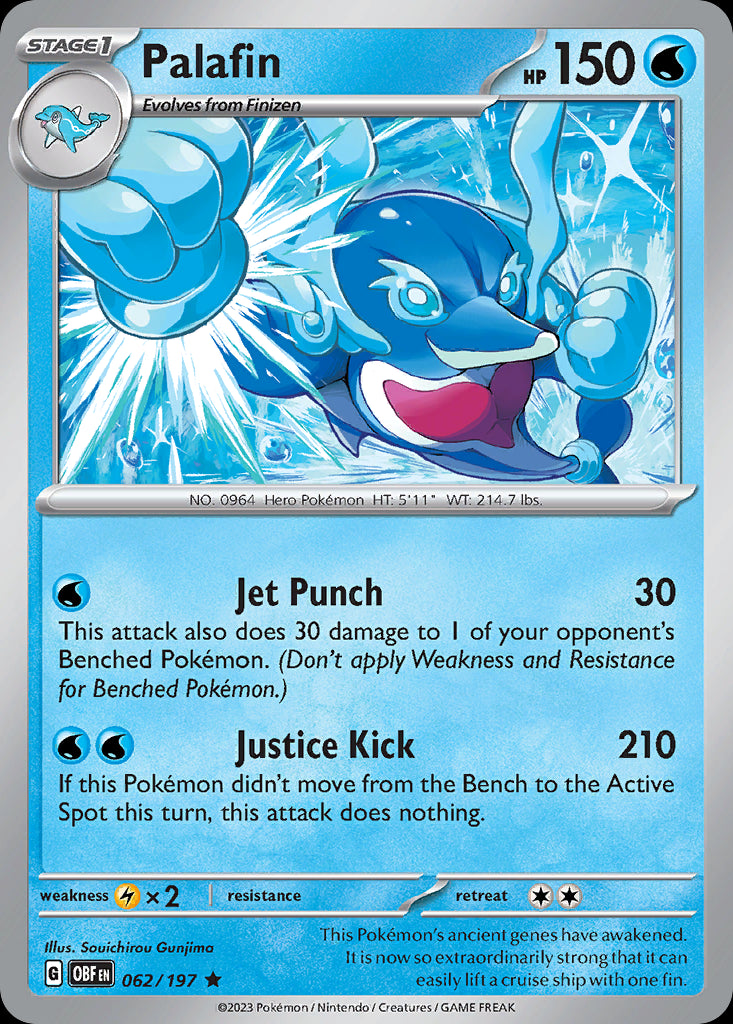 Palafin - Obsidian Flames