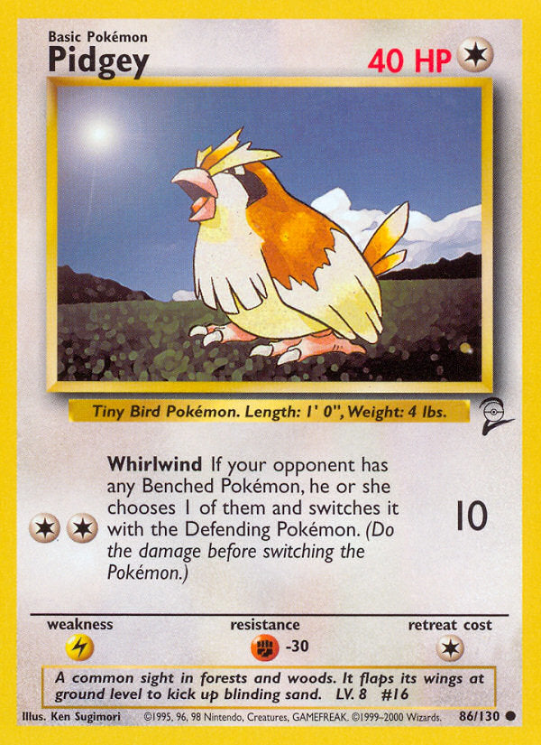 Pidgey - Base Set 2