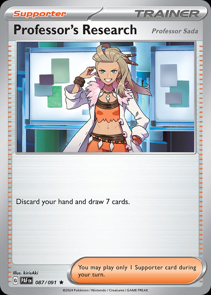 Professor's Research - Paldean Fates