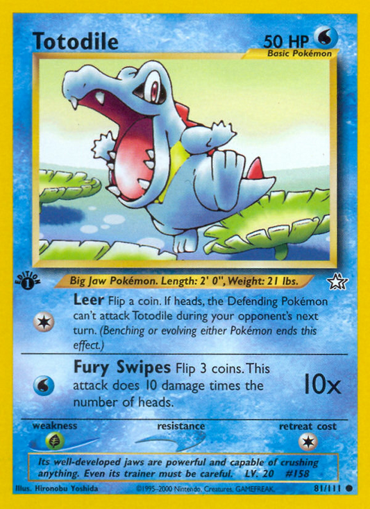 Totodile - Neo Genesis