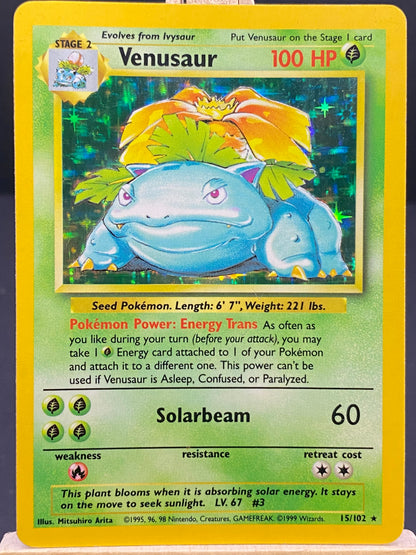 015/102 - Venusaur - Base Set (Normal Holo)