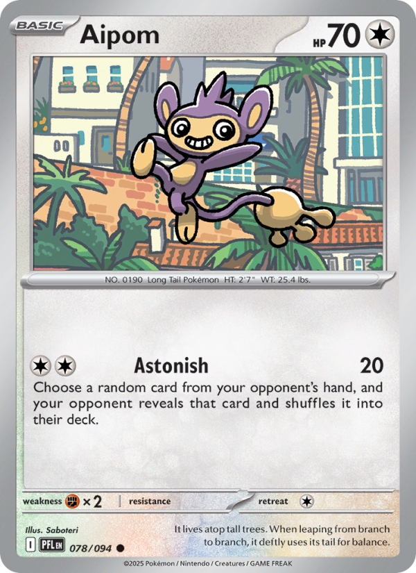 Aipom - Phantasmal Flames