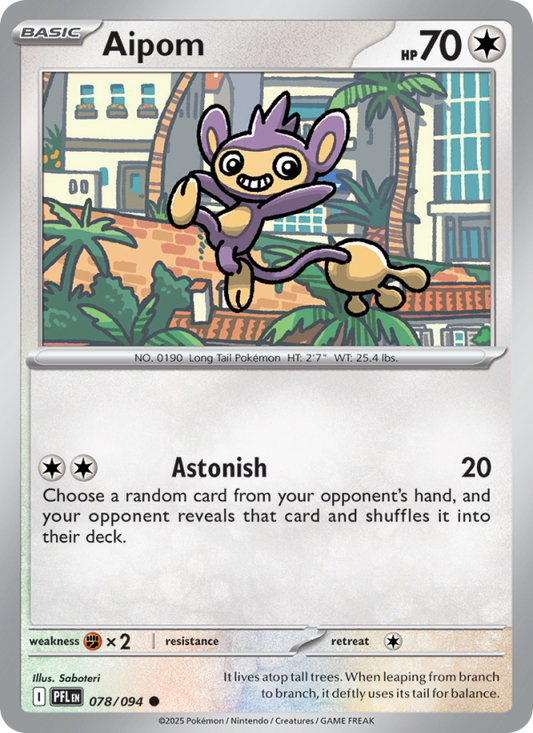 Aipom - Phantasmal Flames