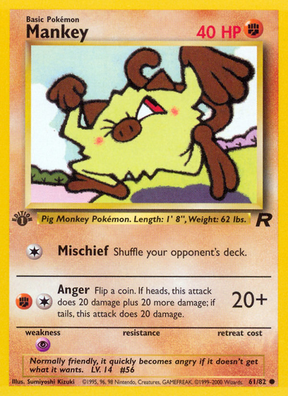 Mankey - Team Rocket