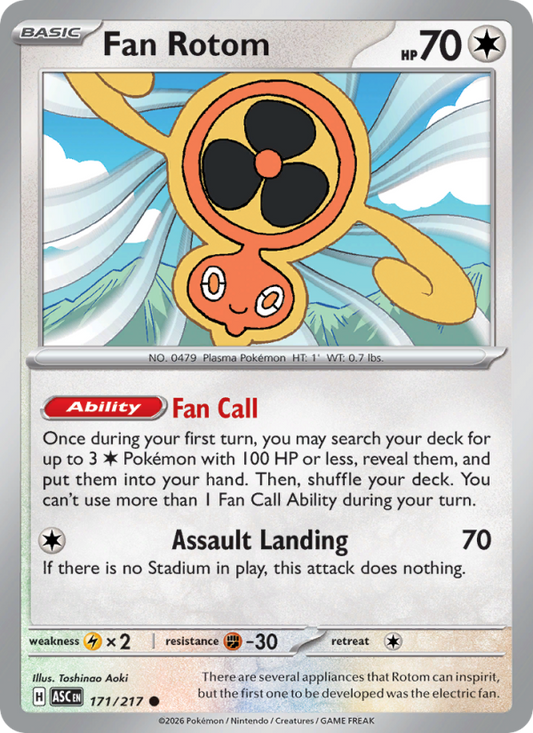 Fan Rotom - Ascended Heroes