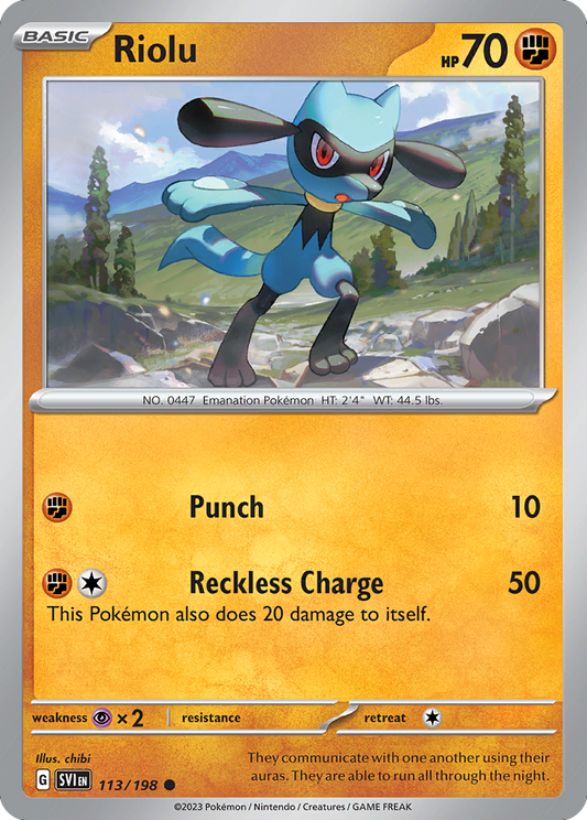 Riolu - Scarlet & Violet