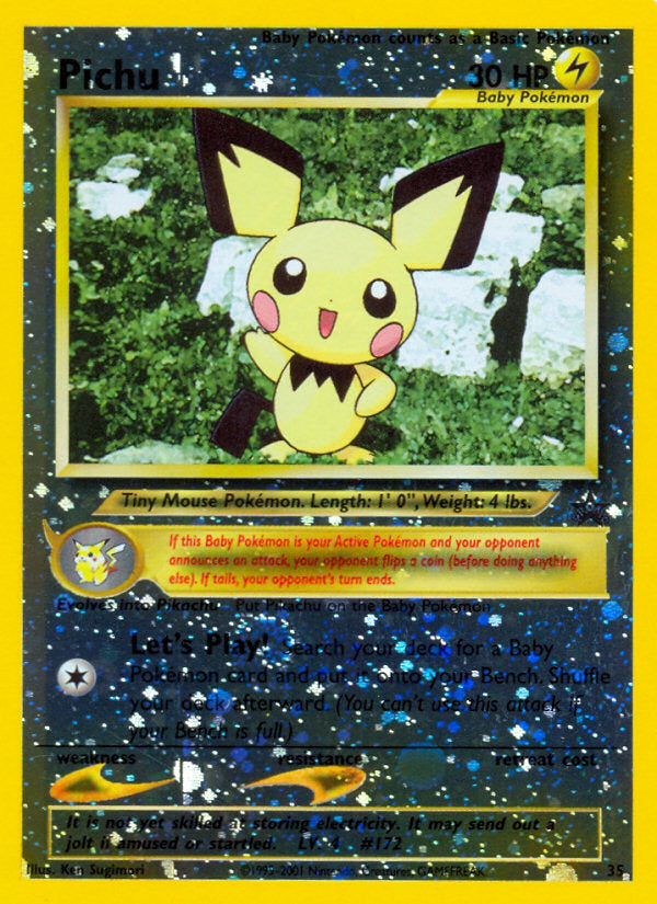 Pichu - Wizards Black Star Promos
