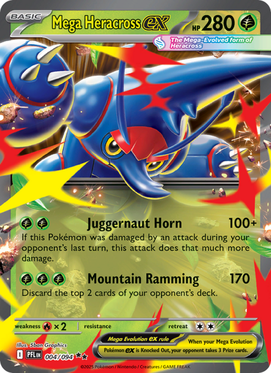 Mega Heracross ex - Phantasmal Flames
