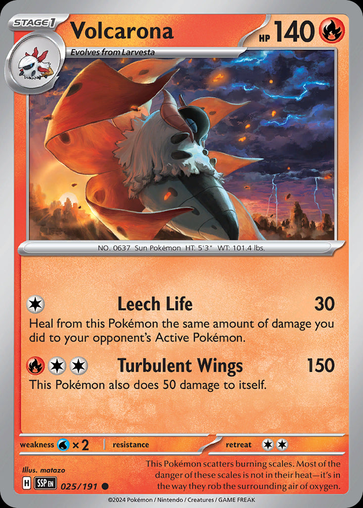 Volcarona - Surging Sparks